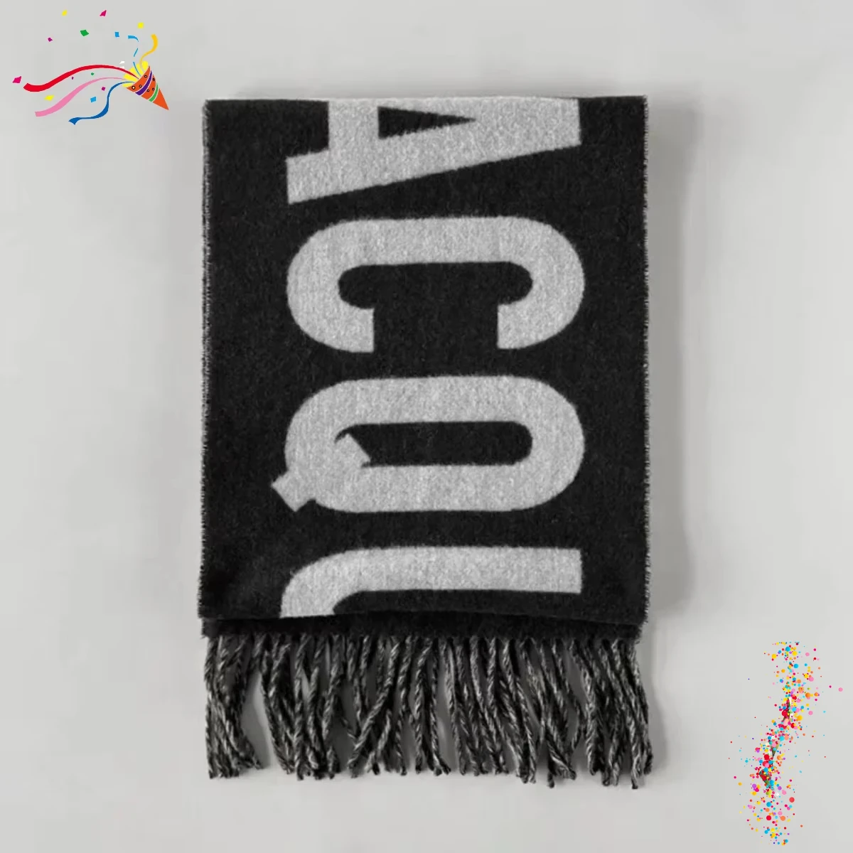 2025 Advanced luxury 100% Wool Scarf For Women Monogram Cashmere Pashmina Shawl Winter Female Fashion Warm Neck Scarf Designer