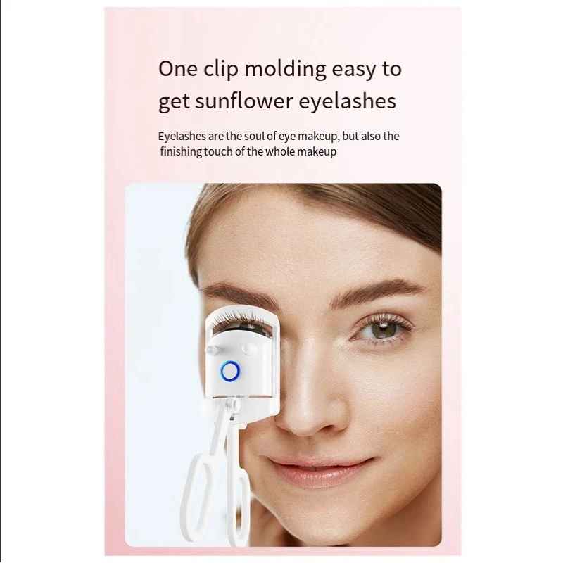 3 في 1 أداة تجعيد الرموش الساخنة USB قابلة للشحن الكهربائية رمش بكرة الشعر مع 3 مستويات درجة الحرارة التدفئة السريعة وطويلة الأمد