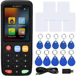 X7 Akıllı Çip Okuyucu RFID Fotokopi Teksir 125 KHz 13.56 Mhz IC KIMLIK Klonlayıcı Akıllı Çip Ntag215 Programcı NFC Anahtar Etiketi Jetonu Kod Çözme