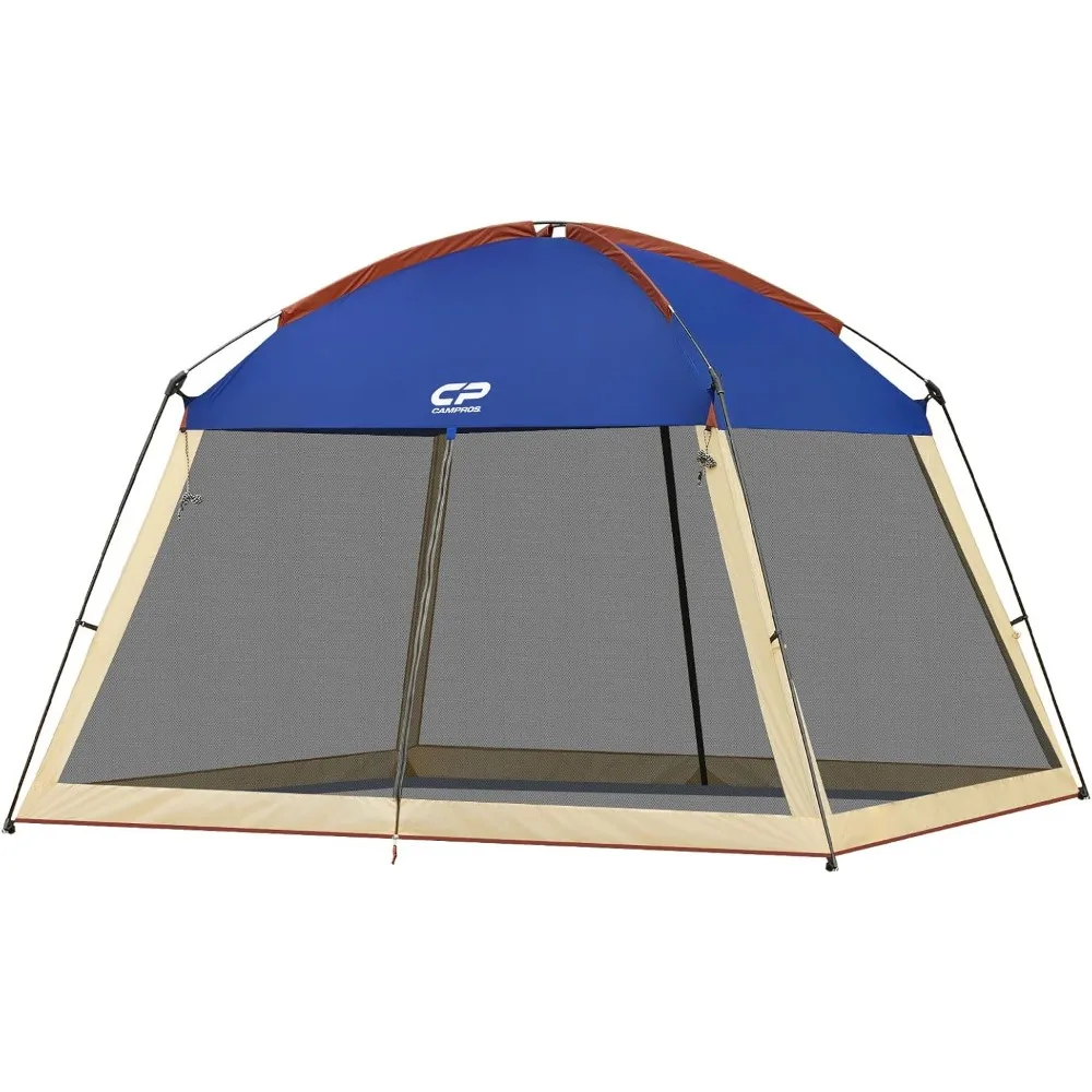 

CAMPROS CP Screen House Room 12x12 футов сетчатая палатка с навесом, беседка для патио, кемпинга, активного отдыха - темно-синий, 12x12 футов
