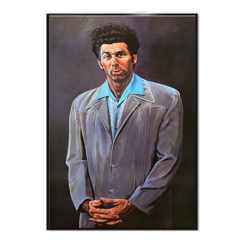 5D Diy Diamond Embroidery Diamond Painting Moasic Seinfeld Kramer Portrait Artwork  Picture Wall Art Home Decor