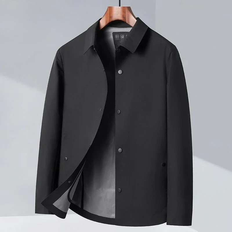 

Бесшовный клей под давлением, легкая роскошная куртка, трендовые мужские куртки, дятел, новинка весны и осени 2023, высококачественная повседневная куртка