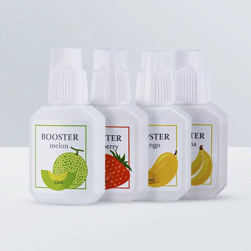 

3 Bottles Sky Booster 15ml Super Bonder Lash Glue Primer For Eyelash Extension Cantaloupe Strawberry Banana Mango Cosmetics