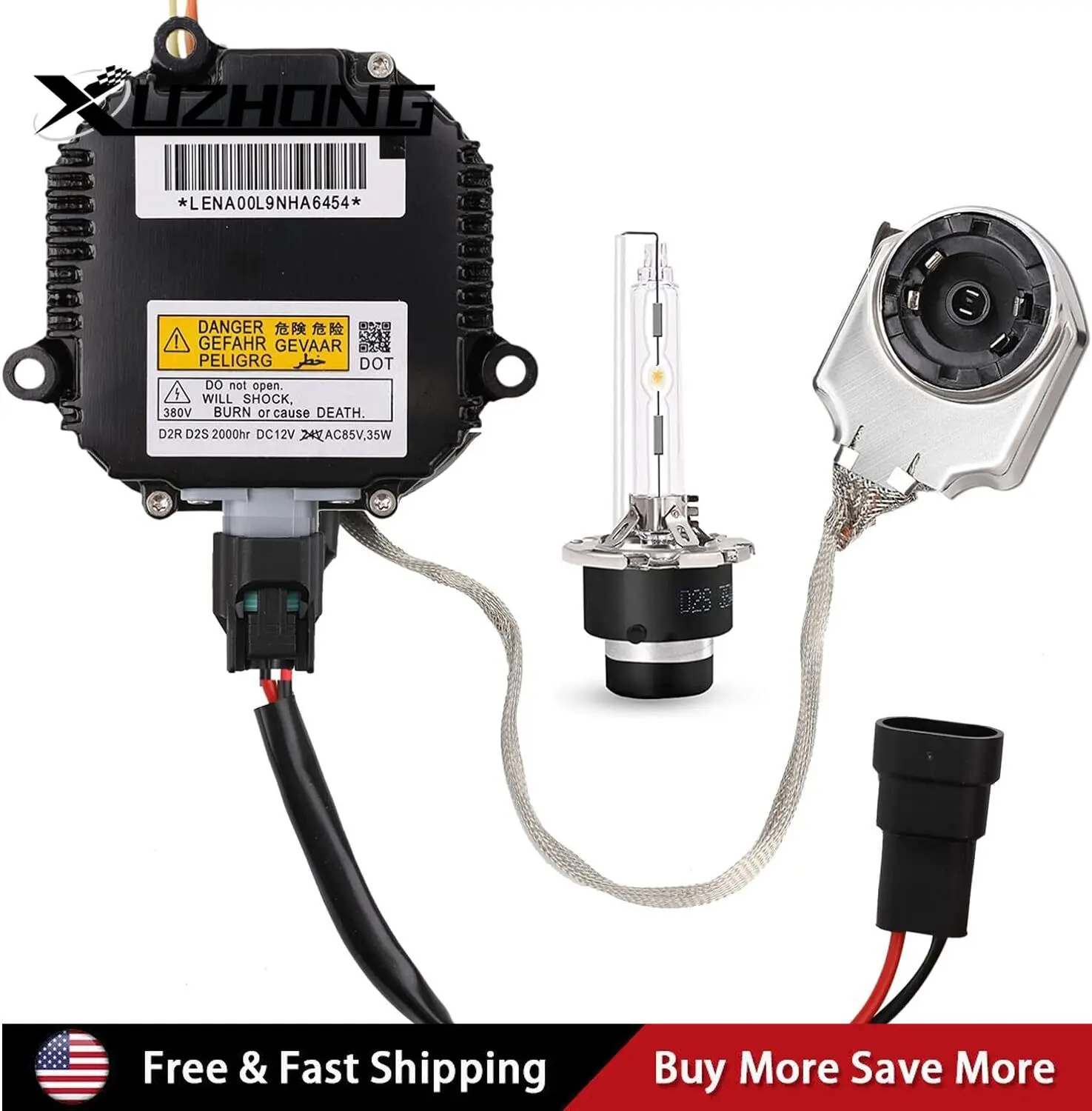 

NEW Xenon Ballast Igniter HID D2S Bulb Kit For 07-15 Infiniti G35 G37 Q40 Q50