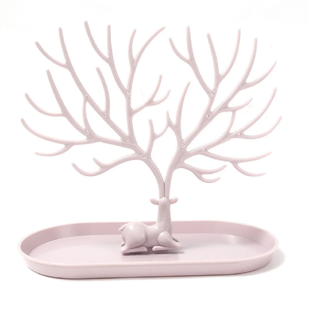 Tree Shape Jewelry Display Stands Antlers Earrings Necklaces Storage Frame Personal Jewelry Storage for Household Use