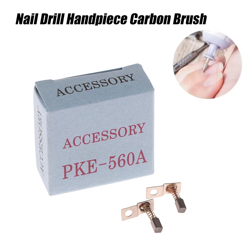 1*Nail Drill Handpiece Carbon Brush Repair Power Tool Electric Tool Parts For UG12/SUG12 Carbon Brush Electric Manicure Machine
