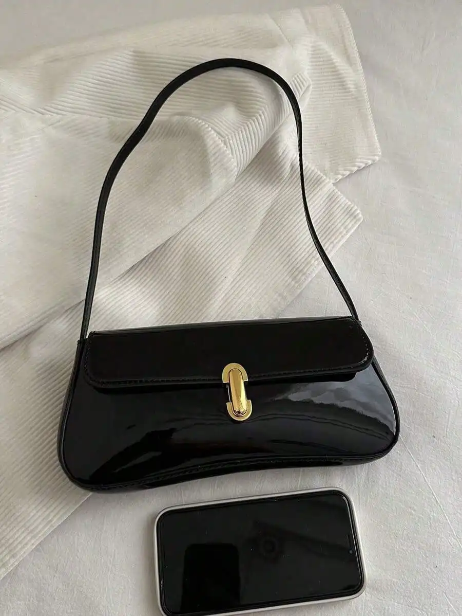 Bolso vintage de piel sintética aceitada para mujer: para citas, trabajo, viajes y uso diario