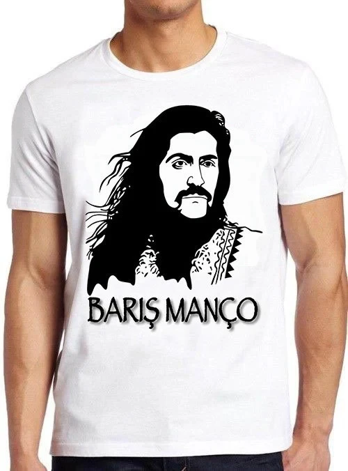 

2025 Fashion Baris Manco T Shirt B1891 Rock Music Turkish Retro Cool Top Tee