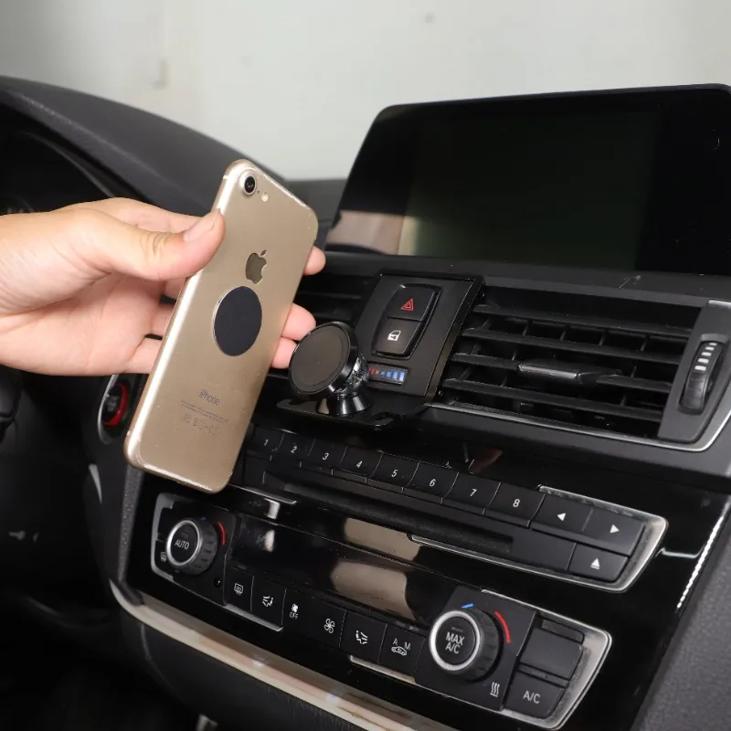 

For BMW F22 F23 F30 F31 F34 F32 F33 F34 F35 F36 F80 F82 F83 F87 M4 13-19 Black Car Air Vent Mobile Phone Holder Car Accessories