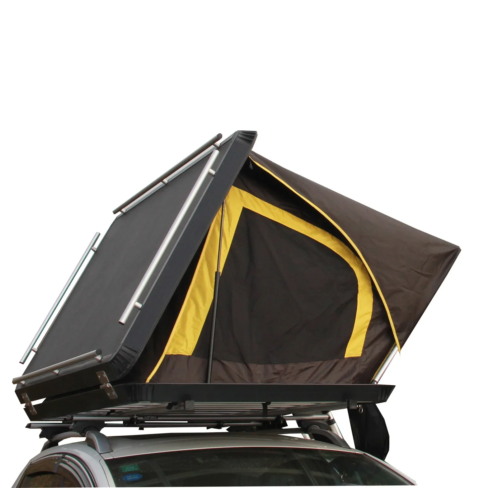 Full Customization Waterproof Car Tent Big Size 2-3 Person Rooftop Tent Aluminum Alloy Hard Shell Roof Top Tent for camping