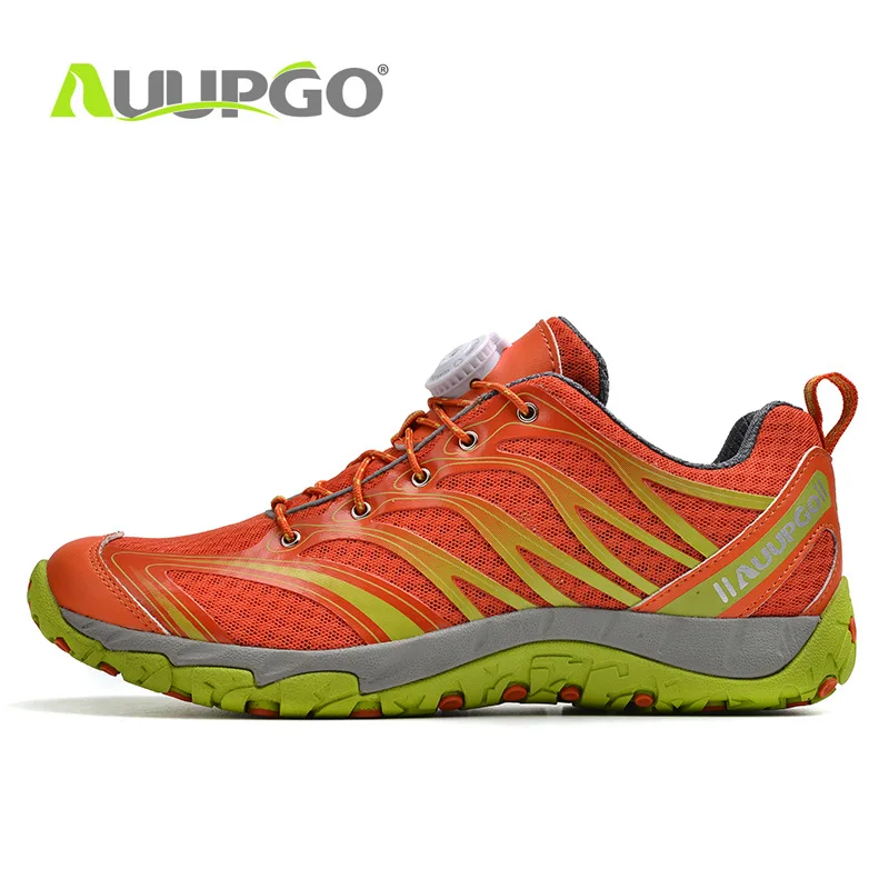 

Original AUUPGO High Quality Unlocked Casual Cycling Shoes Unisex with Flame Pattern Trekking Shoes Walking Male Sneakers