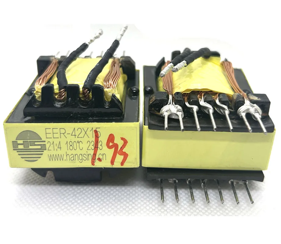 1PC Pulse Transformer HS EER42x15 21:4 180°C 2343 For Inverter Arc TIG Welding Machine Rectifier Board 14 feet