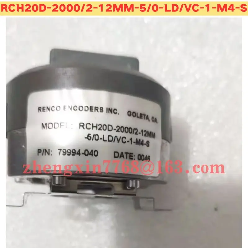 Used Encoder RCH20D-2000/2-12MM-5/0-LD/VC-1-M4-S Normal Function Tested OK