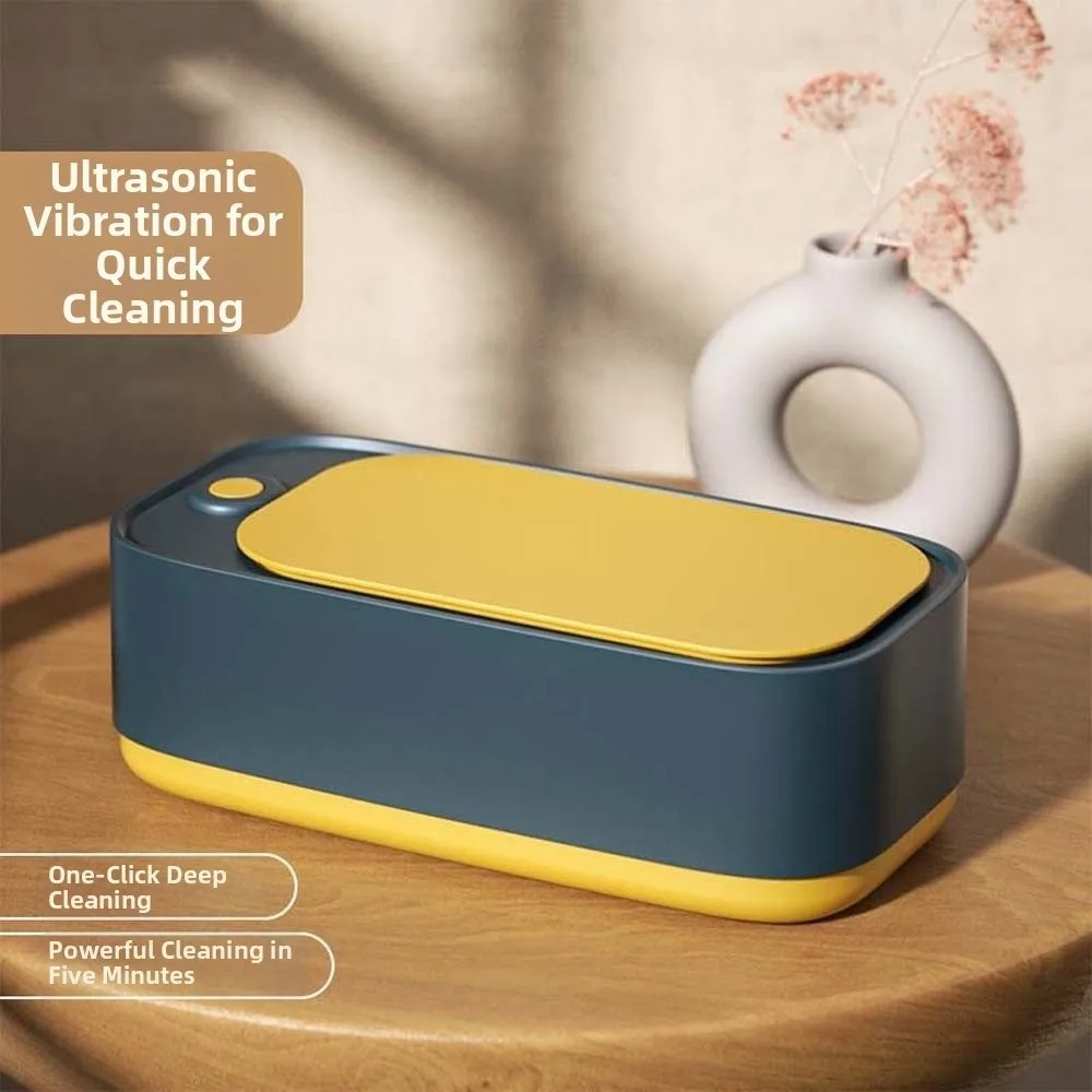 High Frequency Glasses Cleaning Machine 360 ° Purification Rechargeable Jewelry Stain Removal Machine Transparent
