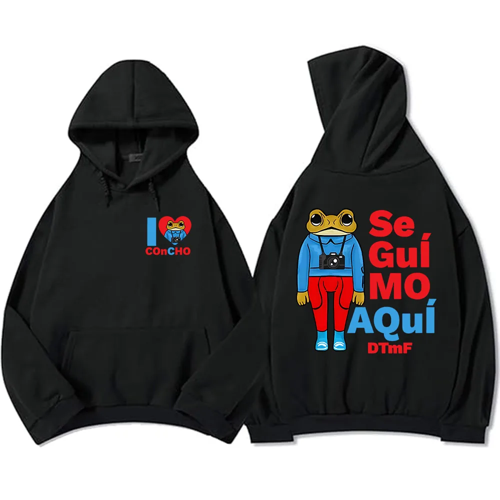 Debí Tirar Más Fotos Bad Bunny Толстовки I Love Concho Se Guí Mo AQuí DTMF Толстовки с длинными рукавами для мужчин/женщин Пуловеры унисекс Топ