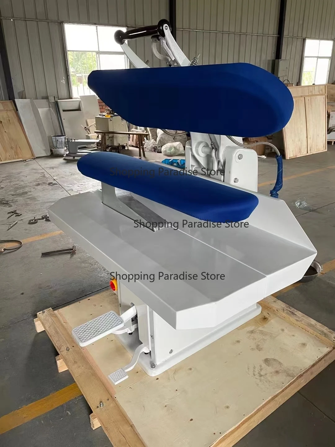 Steam Press Ironer with Dehumidifier Pump Manual Shirt Cuff And Collar Ironing Machine for Home Use Clothing Pressing Tool