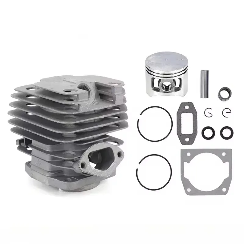 Diameter Chainsaw Cylinder and Piston Set, Spare Parts for Gasoline and Oil Chainsaw Spares, 52Cc, 1 Set