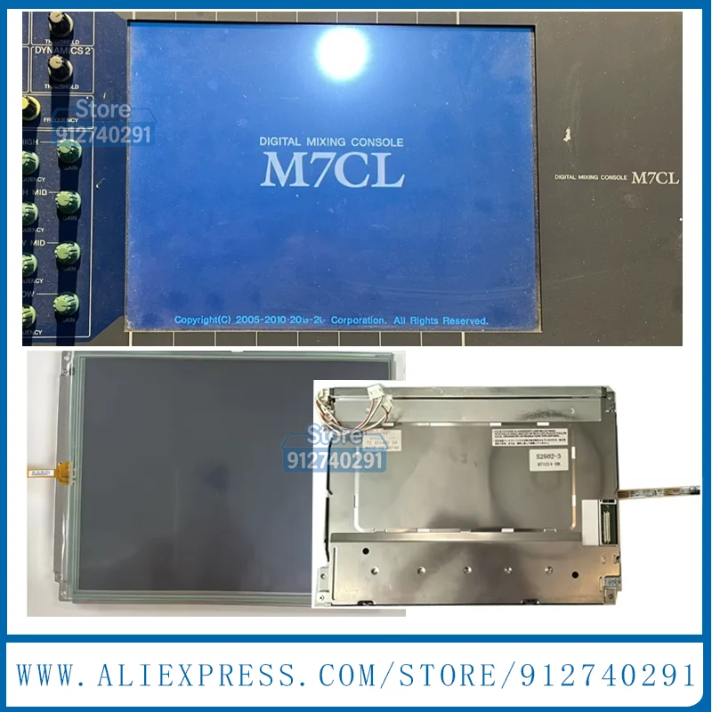 New 10.4 inch LCD For Y ma ha M7C M7CL M7CL-32 M7CL-48 M7 WE96080R LCD Screen With Touch Panel Digitizer For  M7CL Console