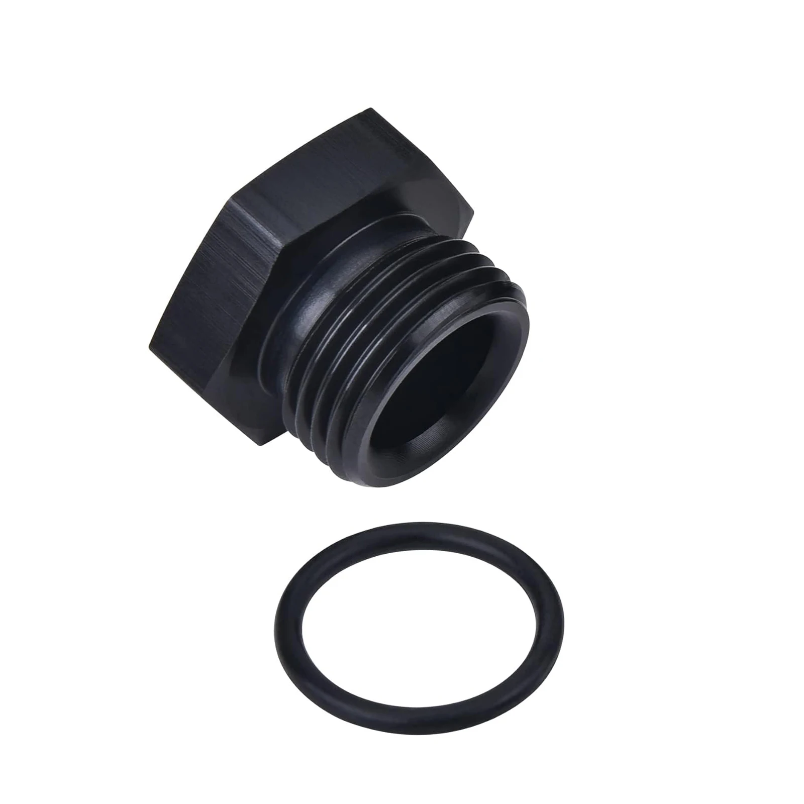 

AN4 AN6 AN8 AN10 AN12 Car Accessories Block off Cap ORB Plug Fitting Adapter ORB Aluminum Joint Hexagonal Fuel Tank Plug Black