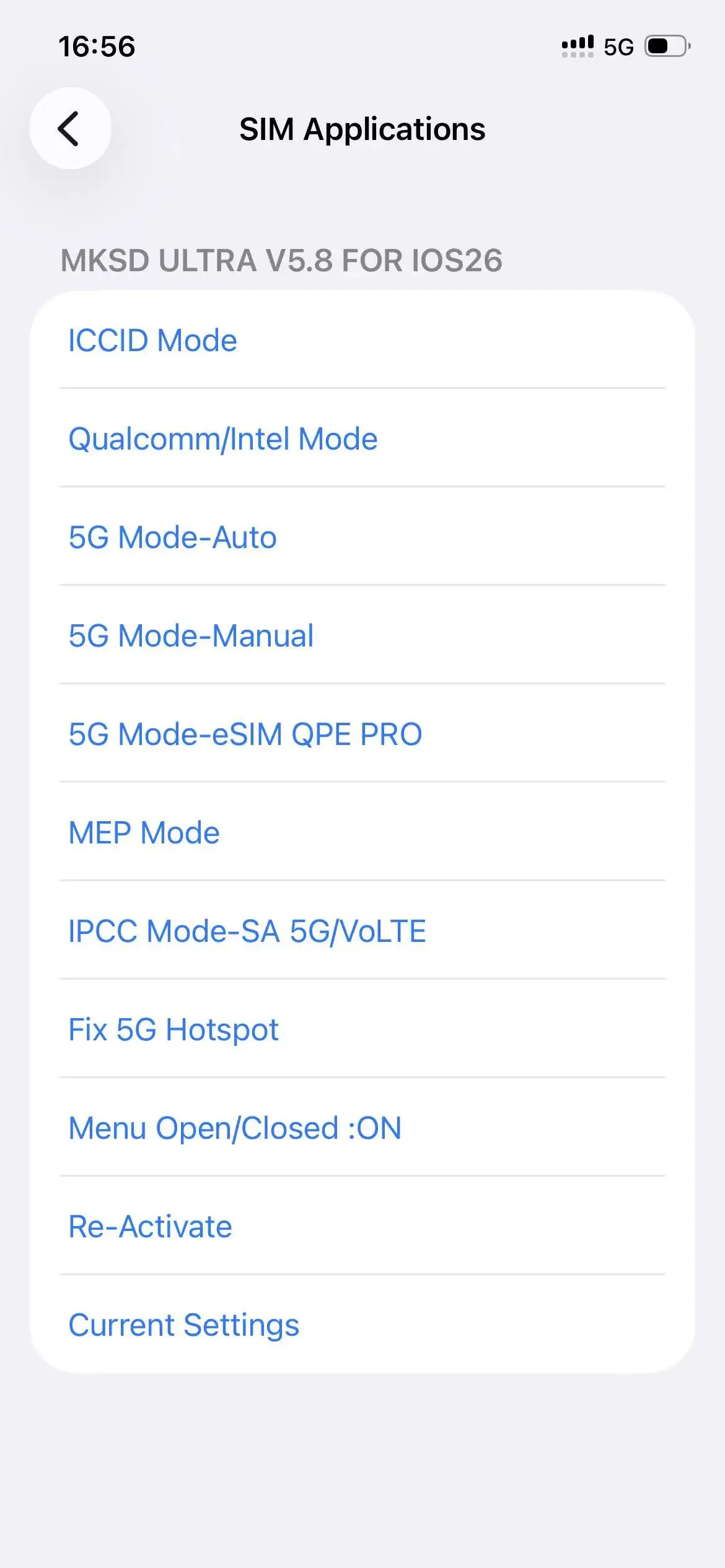 Neueste Version MKSD Ultra Fold Chip 5G QPE Esim Intel Modus für iOS18 iOS26 iPhone 16 15 14 13 12 11 Xsmax Xr