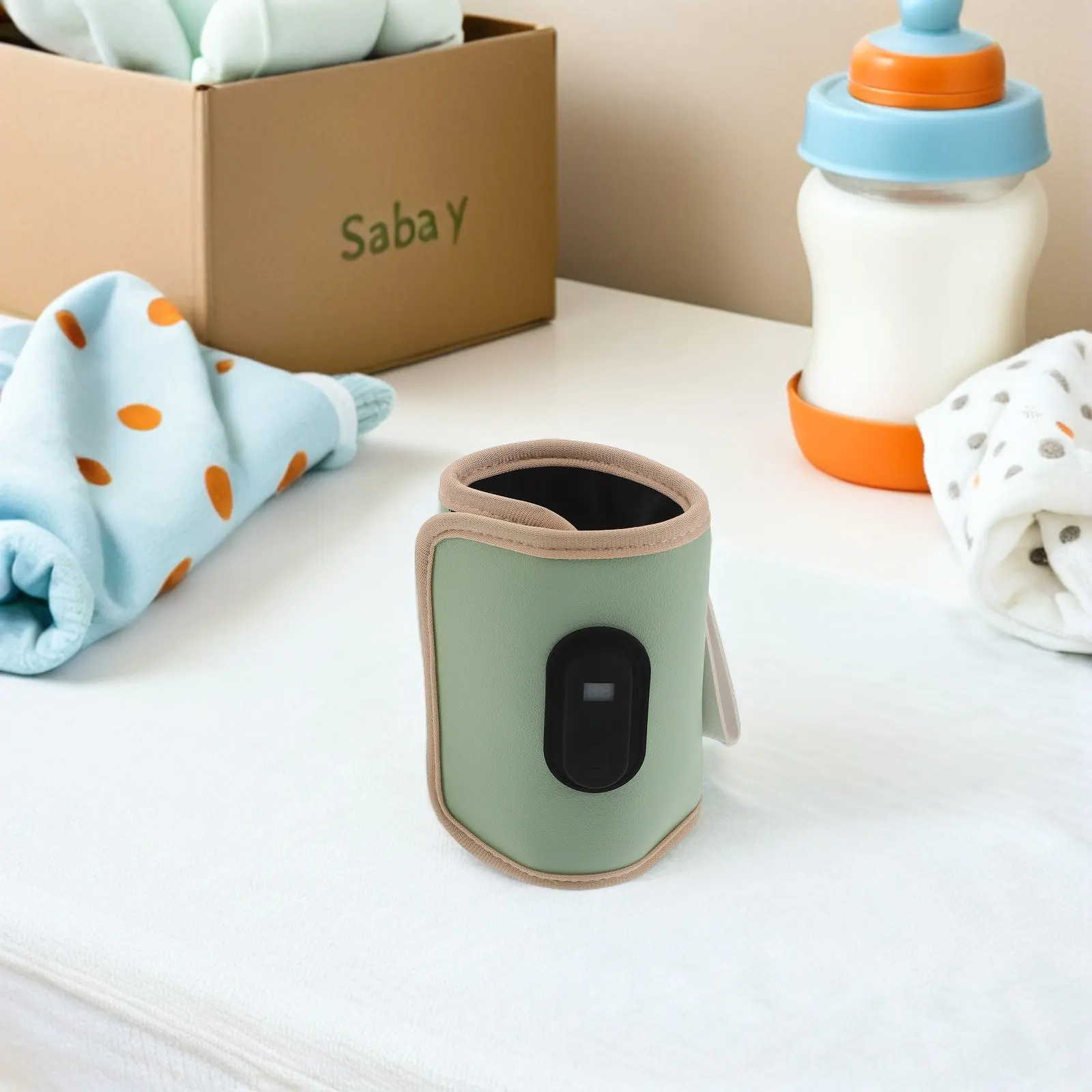 

Portable Bottle Warmer Travel USB Fast Heating Milk Warmer Bag Insulated Baby Bottle Cover Universal Size Safe Temperature