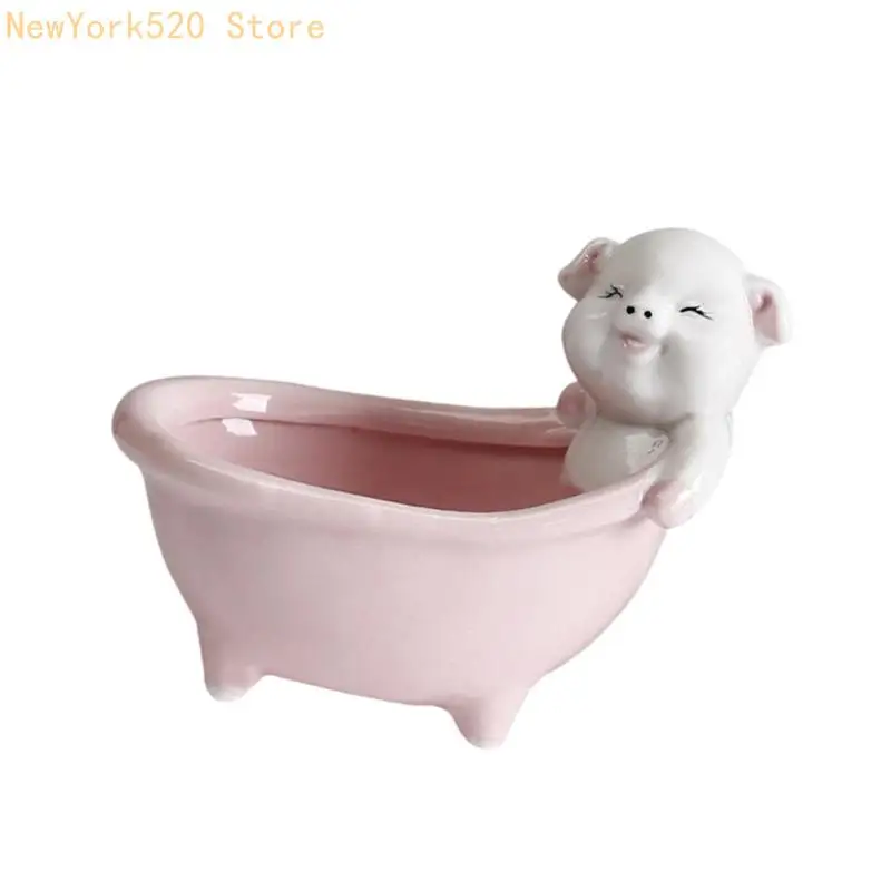 Handmade Mini Cartoon Ceramic Fleshy Plant Pot Planter Gift Ceramic Planter Container for Indoor