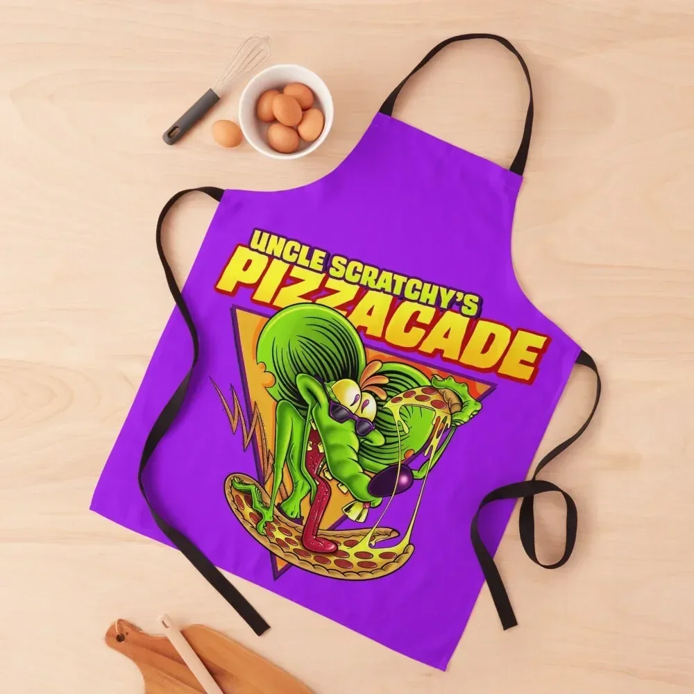 

Uncle Scratchy's Pizzacade! Apron for women halloween For Cosmetologist Apron