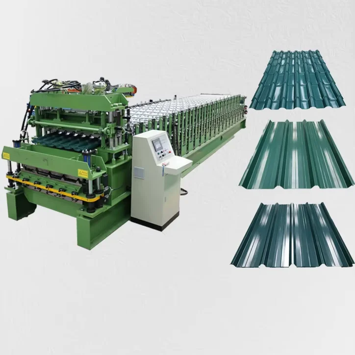 Full Automatic Triple Layer Roll Forming Machine 3 in 1 Metal Roofing Sheet Making Machine Factory Price