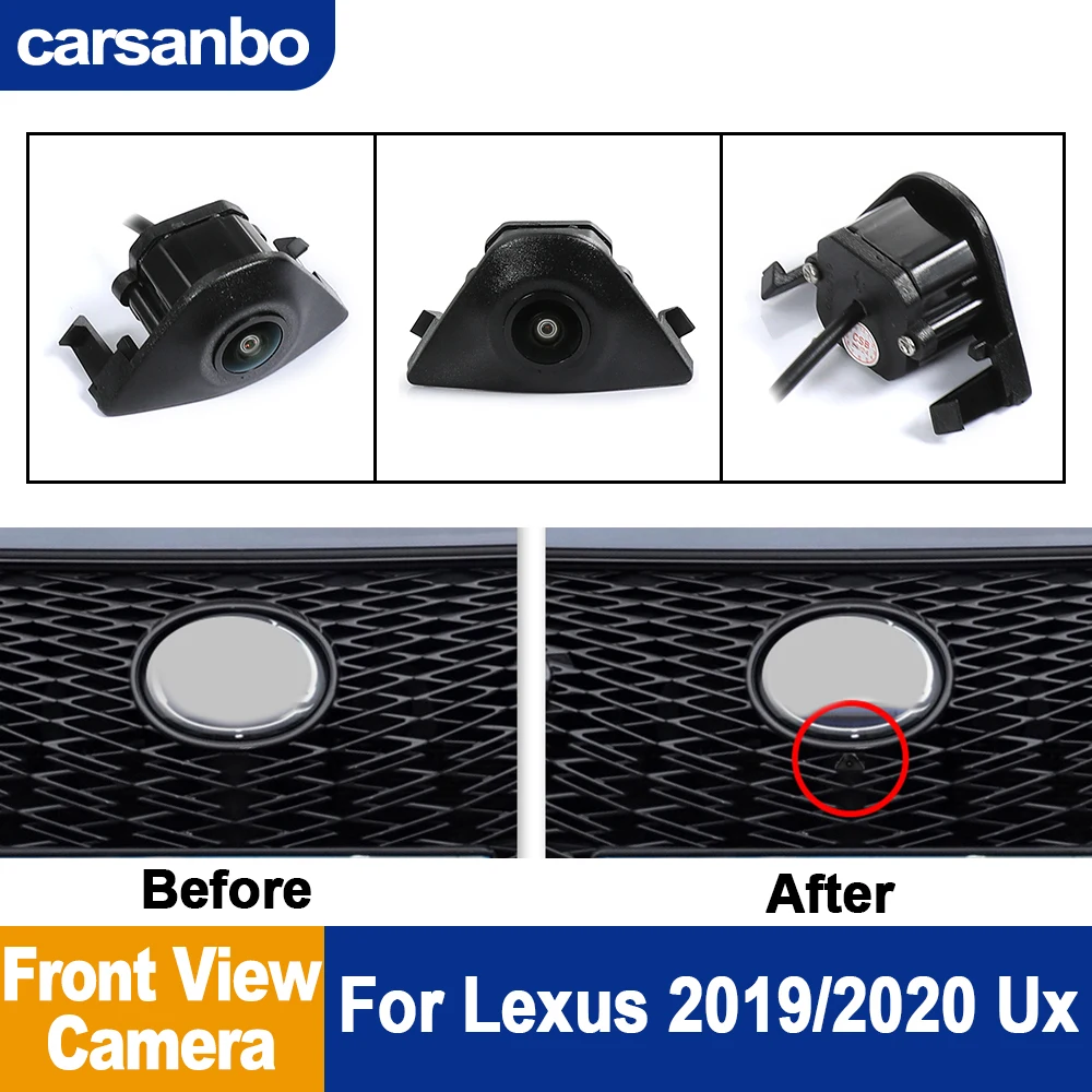 Carsanbo For Lexus UX 2019 2020  HD Car Front View OEM Camera Night Vision Fisheye 150° Camera