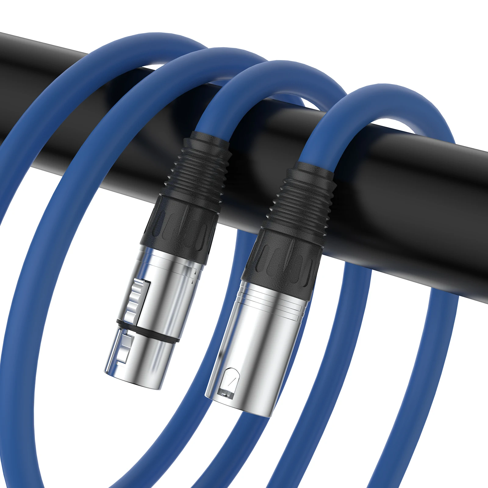 Новый 6 шт. микрофонный кабель XLR-XLR, разноцветные микрофонные патч-корды XLR «папа-мама» для микрофона, микшера, студии звукозаписи, подкастов