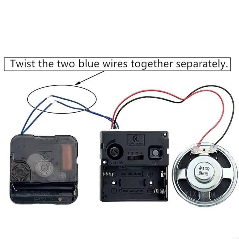 L43A Quartzs Clock Mechanism Battery Operated Clock Movement DIY Repair Parts