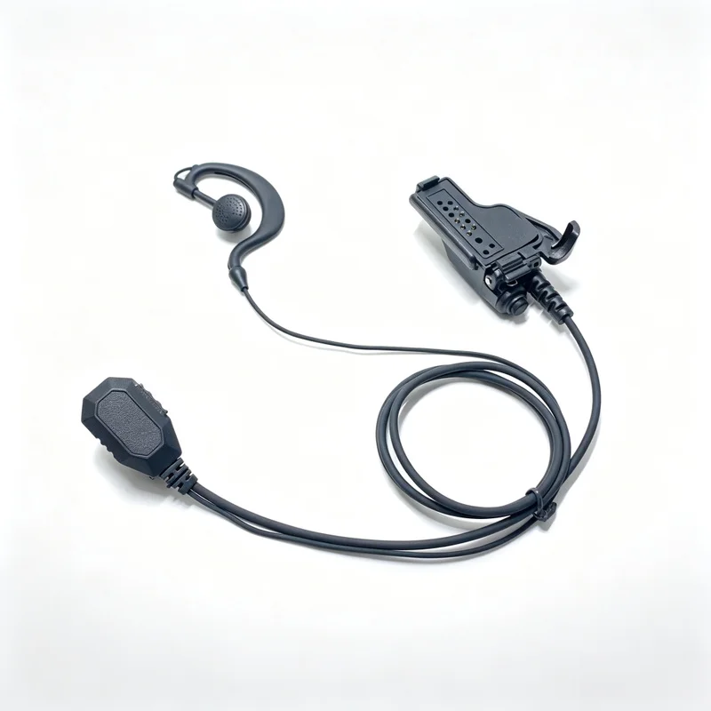 Ear Hook Two Way Radio Headset Compatible with Motorola XTS1500 XTS2500 XTS3000 XTS5000 HT1000 MTS2000 Walkie Talkie