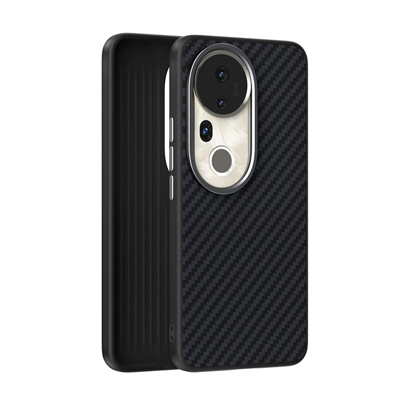 

For Vivo S20 Pro Case Drop Test Magsafe Slim Rigid Metal Lens Magnetic Wireless Charger Carbon Fiber Phone Case Cover Shell Grip