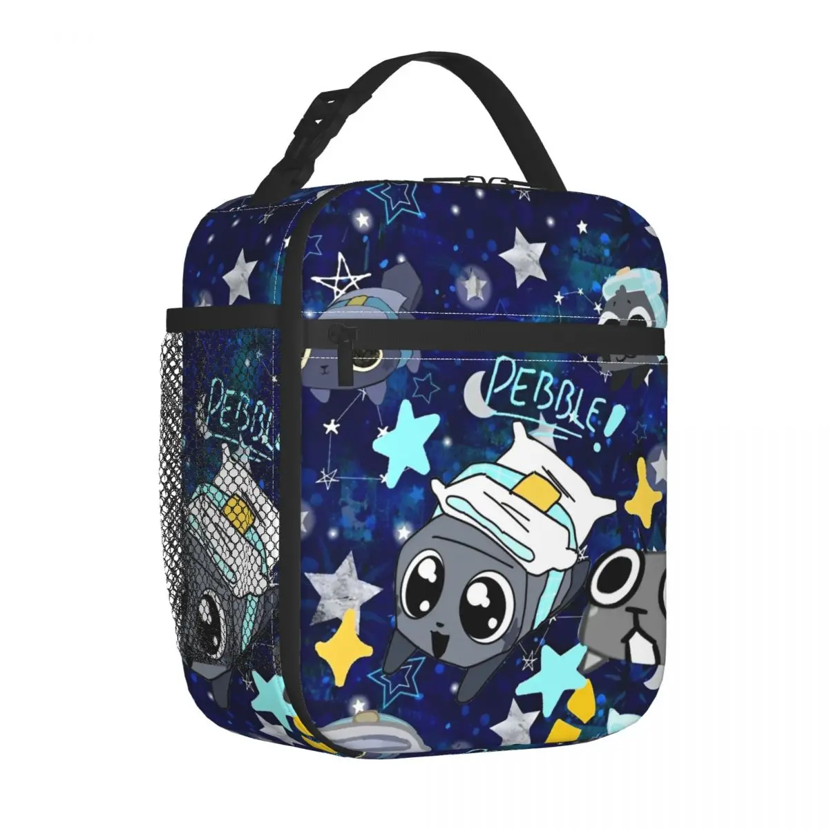 

Dandys World Pebble Insulated Lunch Bags Thermal Bag Reusable Meal Container Portable Tote Lunch Box for Men Women Beach Travel