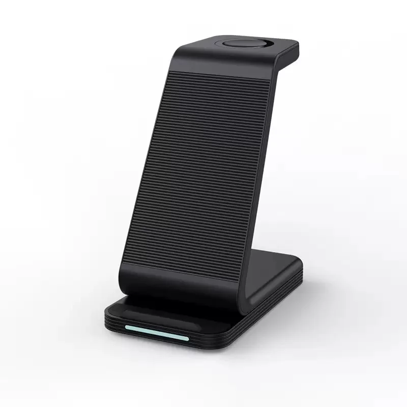 

New Cross-Border Private 15W 3-in-1 Wireless Charger PD Function Type-C Port Compatible for I Phone Watch AirPods Samsung Phones