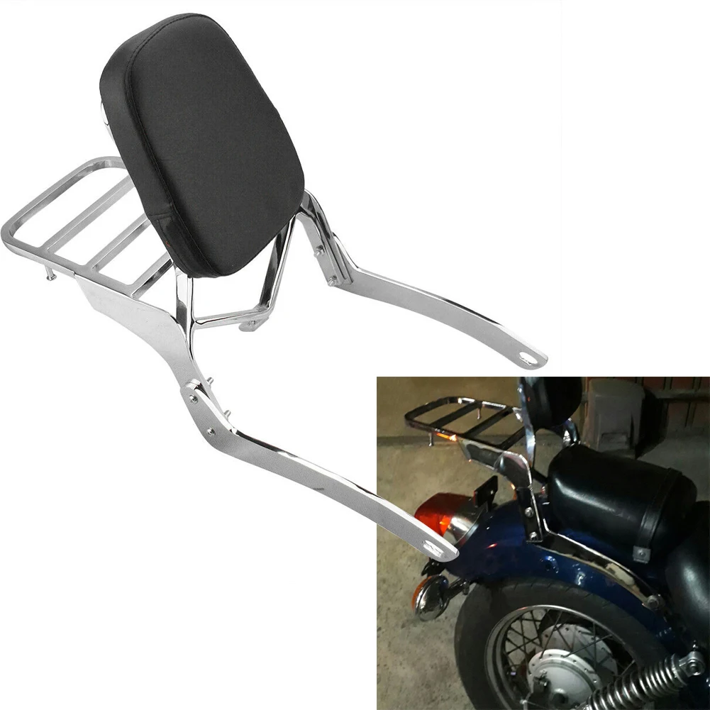 

Motorcycle 13" Backrest Sissy Bar For Yamaha Virago XV 250 XV 125 1989-2011 2002 2003 2004 2005 2006 2007 2008 2009 2010Chrome