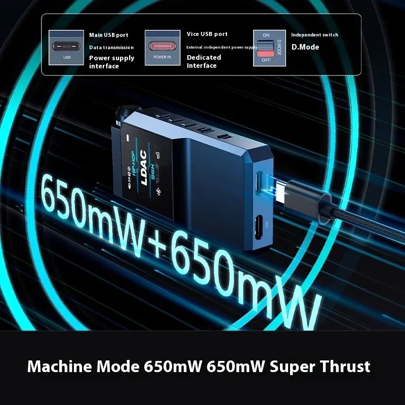 FiiO BTR17 HIFI Headphone Amplifier Receiver Hi-Res Audio Bluetooth Portable  Receiver LDAC/aptX Lossless Support  Accessories