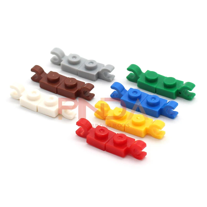 100pcs MOC 61252 Modified 1x1 Building Blocks 6019 With Open O Clip Bricks Particle Puzzle Idea Toys Children Birthday Kid Gifts