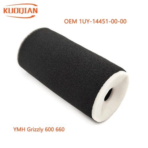Filtro de aire para Wolverine 350, 4x4, Raptor 350, Grizzly 660, reemplazo OEM 1UY-14451-00-00