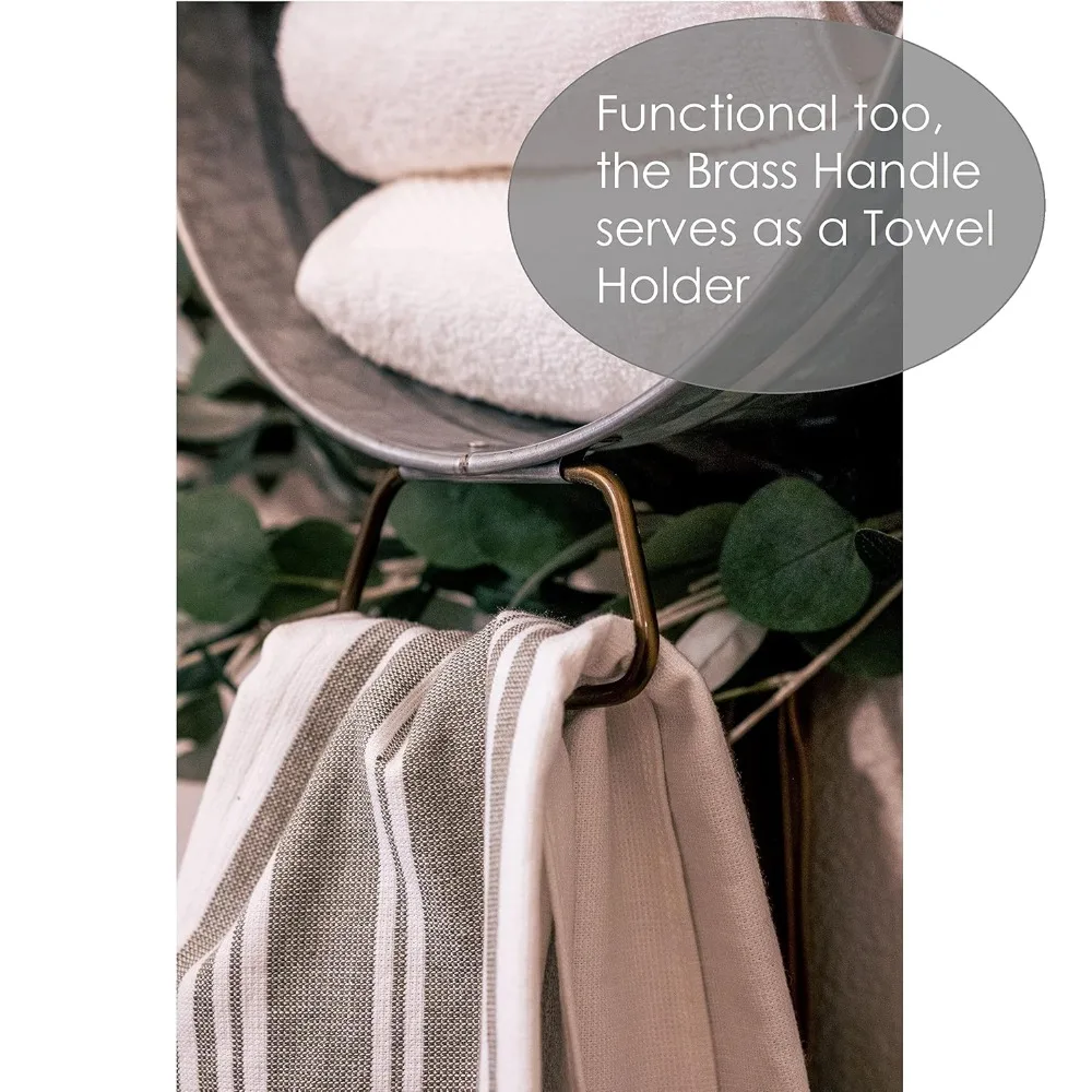 Bak Cuci dengan Rak, Rak Kamar Mandi Pedesaan Rumah Pertanian |   Bak Kamar Mandi Handuk, Bak Cuci Logam Cubby, Dinding Rak Galvanis