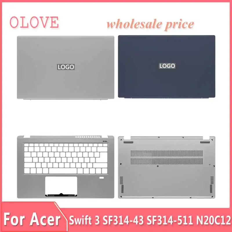 

Новинка для ноутбука Acer Swift 3 SF314-43 N20C12, задняя крышка ЖК-дисплея, передняя панель, верхняя Подставка для рук, нижняя основание, строгая клавиатура, петли