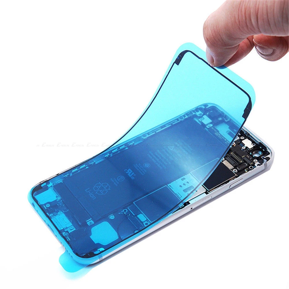 Para iPhone 6S 7 8 Plus 6 X XR XS Max LCD Pantalla Táctil Marco Impermeable Pre-Cortar Pegamento Adhesivo Cinta Pegamento