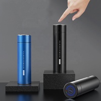 Drop-Ship Business Gift 500ml 316 Steel UV Light Filtration Self-Cleaning Thermos Smart Tea Water Bottle with Gift Box