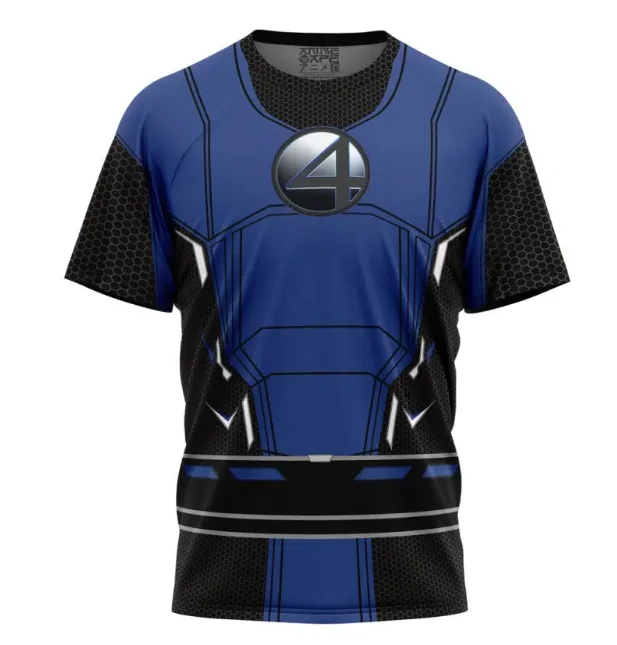 

2025 Disney's New Summer Women Baseball Jersey Fantastic Four Role-playing Printed Short-sleeved T-shirt V-neck Breathable Top