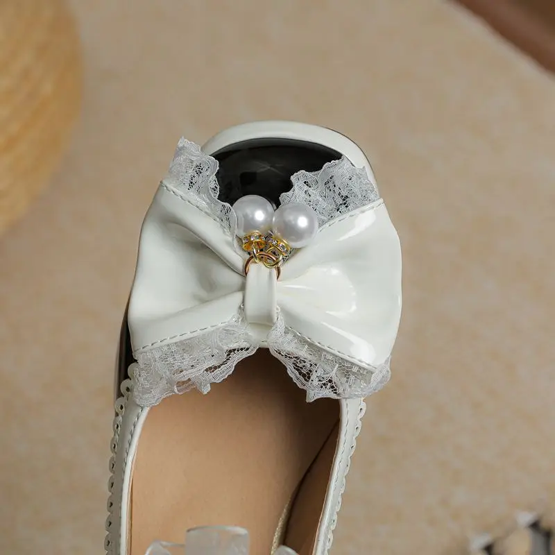 REAVE CAT السيدات أحذية النساء مضخات أشار تو 8 سنتيمتر كعب عالي مكتنز الانزلاق على لينة البيع اليومي الربيع تصميم أحجام كبيرة 48-50