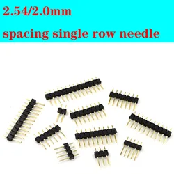 1x40Pin Single Row Male  2.54/2.0 Breakable Pin Header PCB JST Connector Strip For Arduino DIY Kit