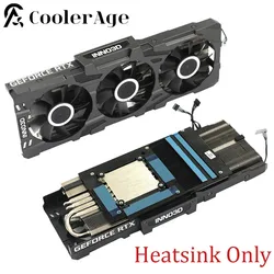 For Inno3D RTX 2080 Super GDDR6 Video Card Heatisnk with Backplane RTX2080S Graphics Card Cooling Fan