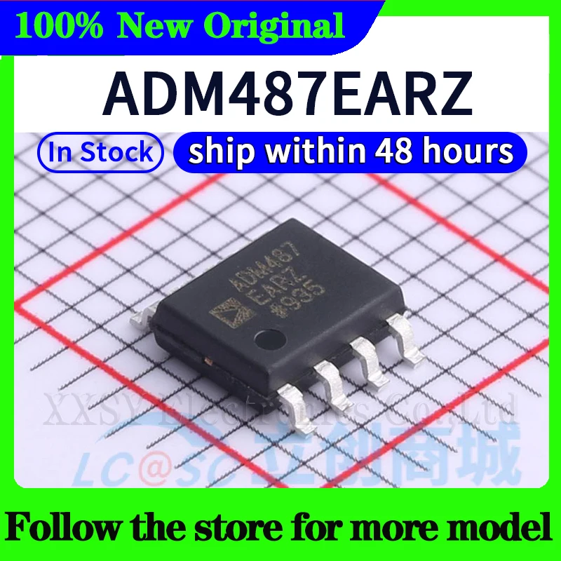ADM483EARZ ADM3485EARZ ADM3490EARZ ADM485EARZ ADM3072EARZ ADM487EARZ ADM3078EARZ Alta qualidade Novo