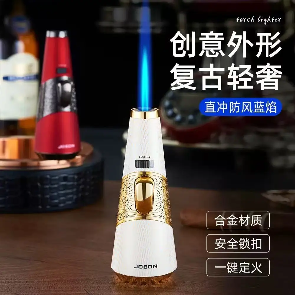 

Retro Luxury Inflatable Lighter, Home Cigar, Moxibustion, Windproof Lighter, New Style