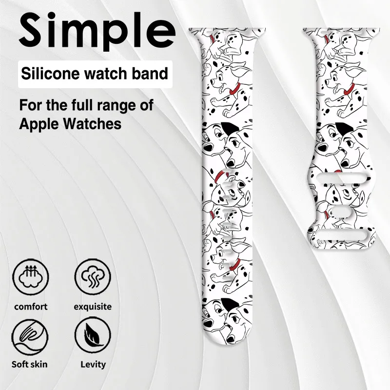 

Cool Disney Series for Apple Watch 10 9 8 Band Replaceable Bracelet for iWatch 46mm 42mm 41mm 40mm Watchband